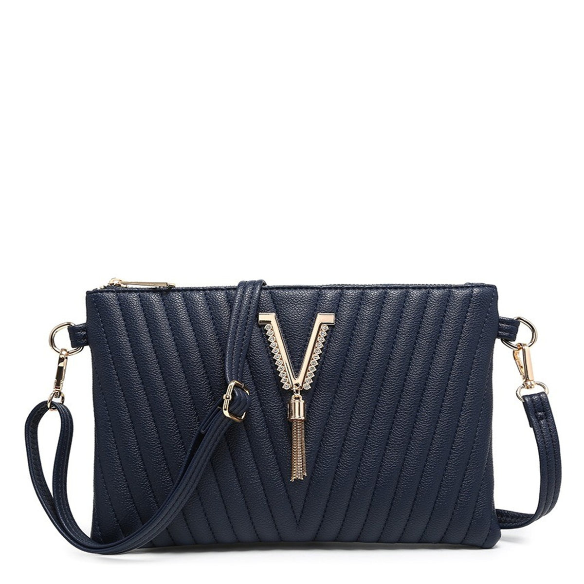 Women’s Quilted Zip Crossbody Bag