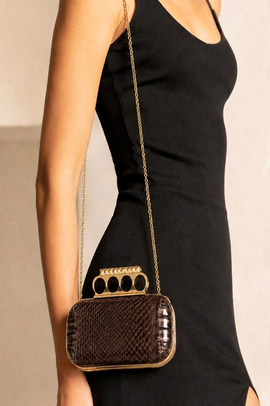 Women's Textured Box Clutch Crossbody Bag