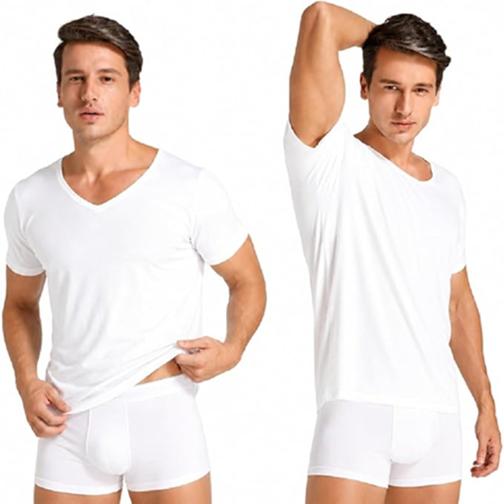 Men's Sweat Proof Undershirt Sweat Guard Odour Control Breathable