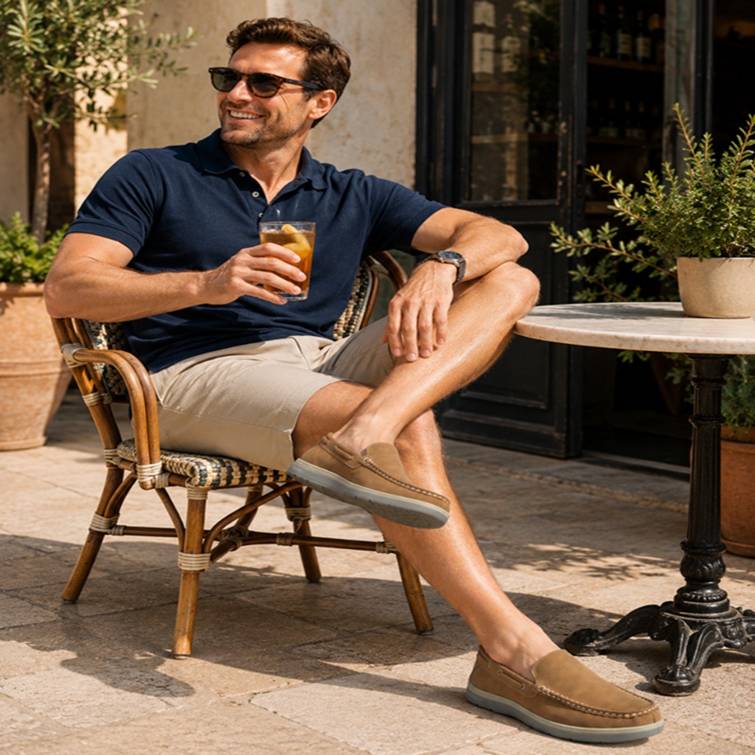 Men's Casual Slip-On Boat Loafers
