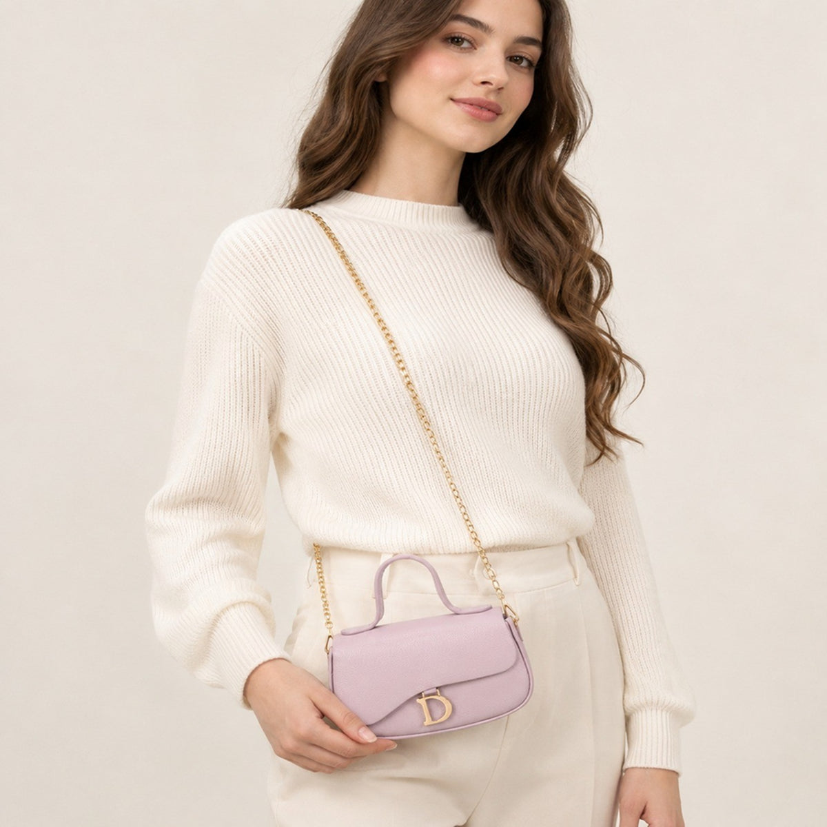 Women’s Structured Mini Crossbody Handbag