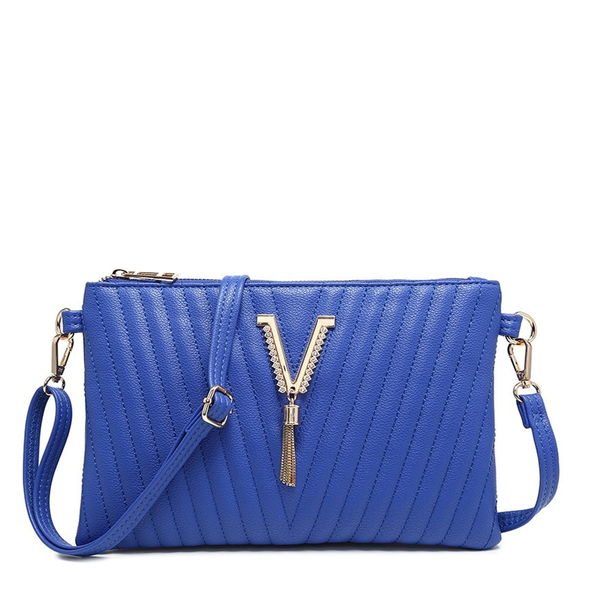 Women’s Quilted Zip Crossbody Bag