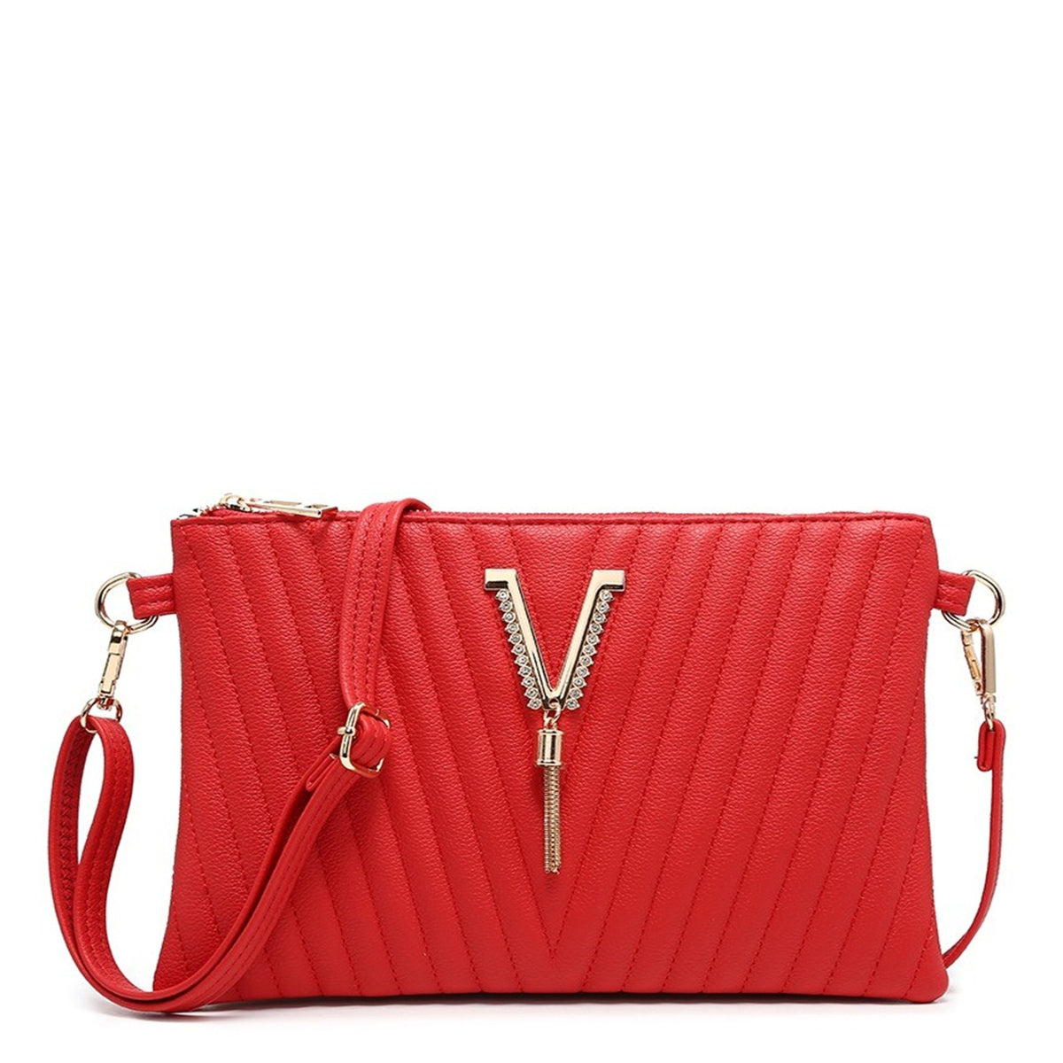 Women’s Quilted Zip Crossbody Bag