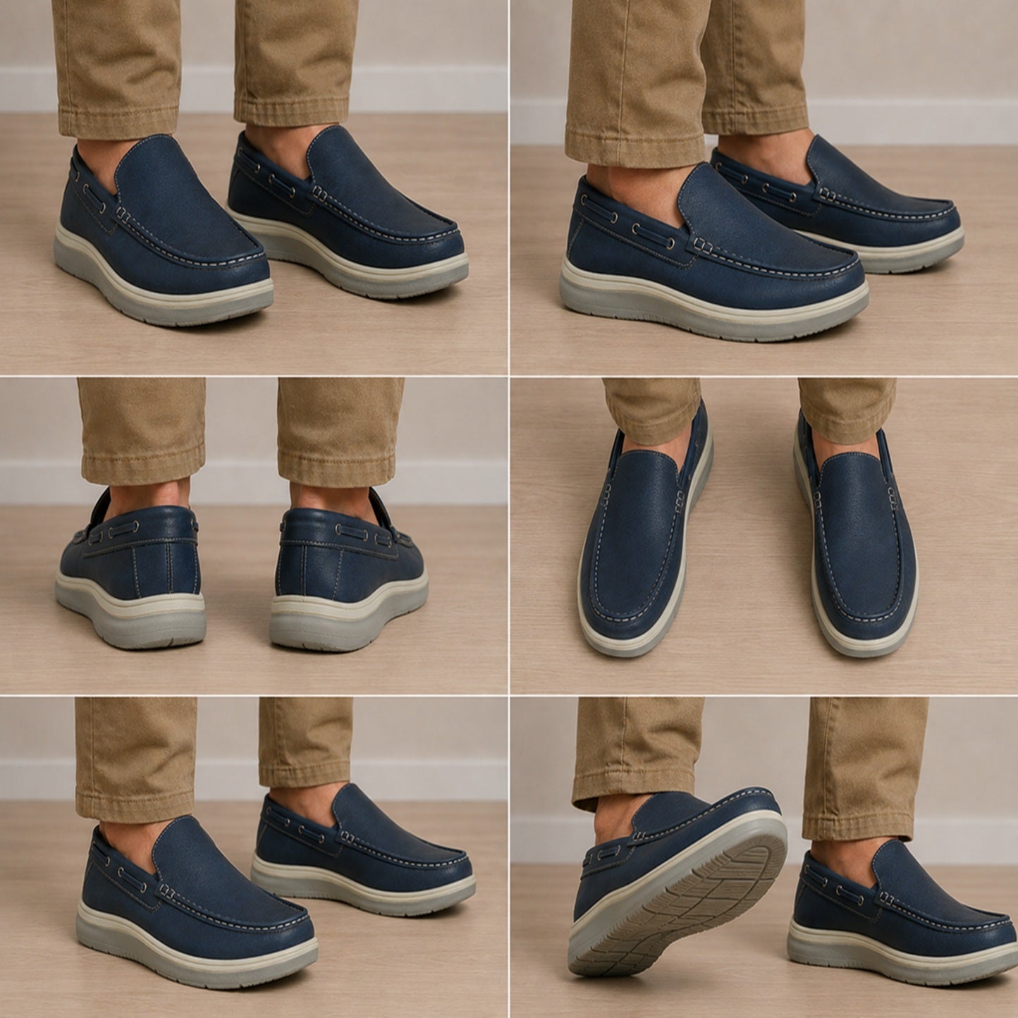 Men's Casual Slip-On Boat Loafers