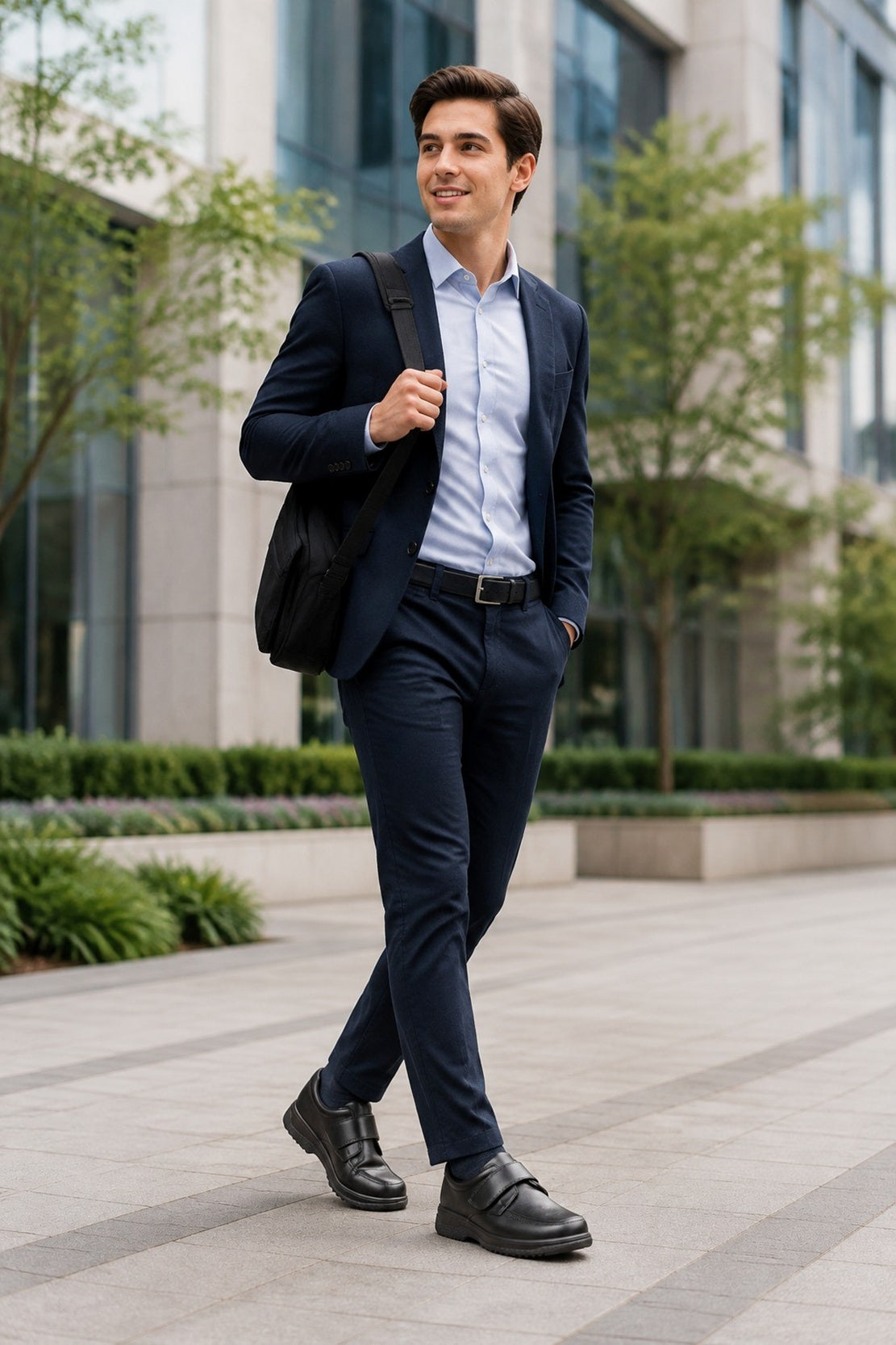 Men's BLK Touch Fastening Casual Shoes