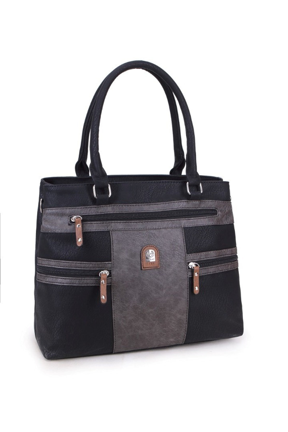 Women’s Multi-Pocket Structured PU Leather Tote Bag