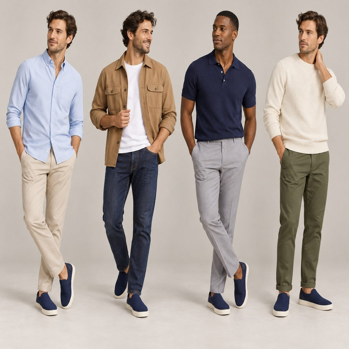 Men's Corduroy Slip-On Casual Shoes