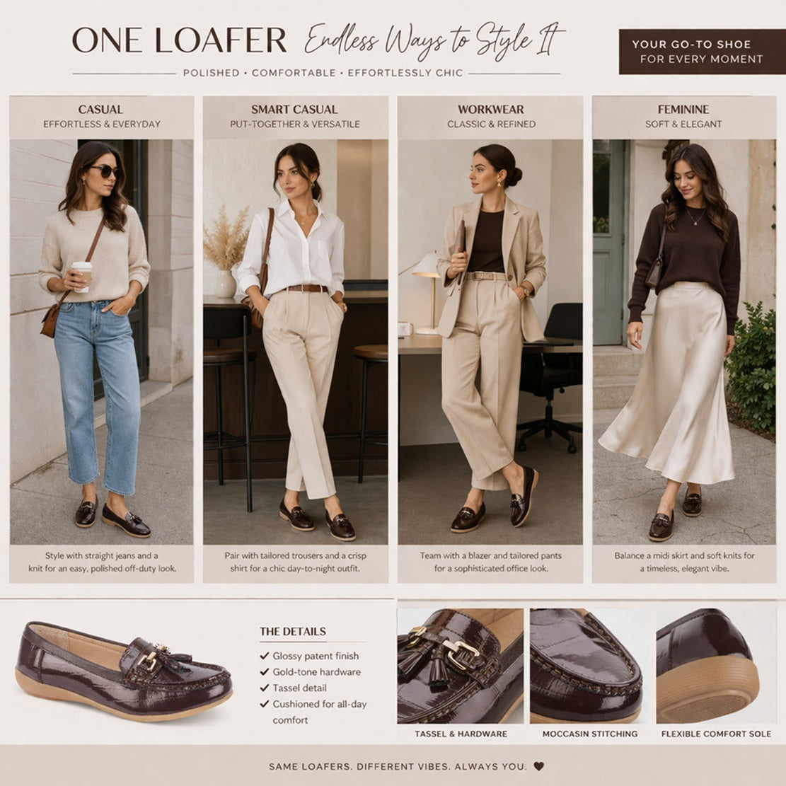Chic Burgundy Croc Patent leather tassel Loafers