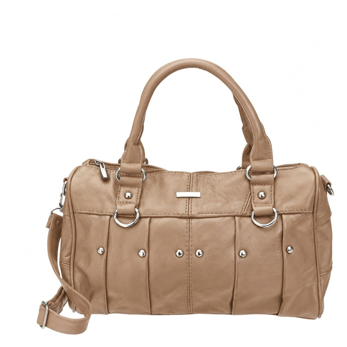 Women's Faux Leather Multi-Compartment Handbag