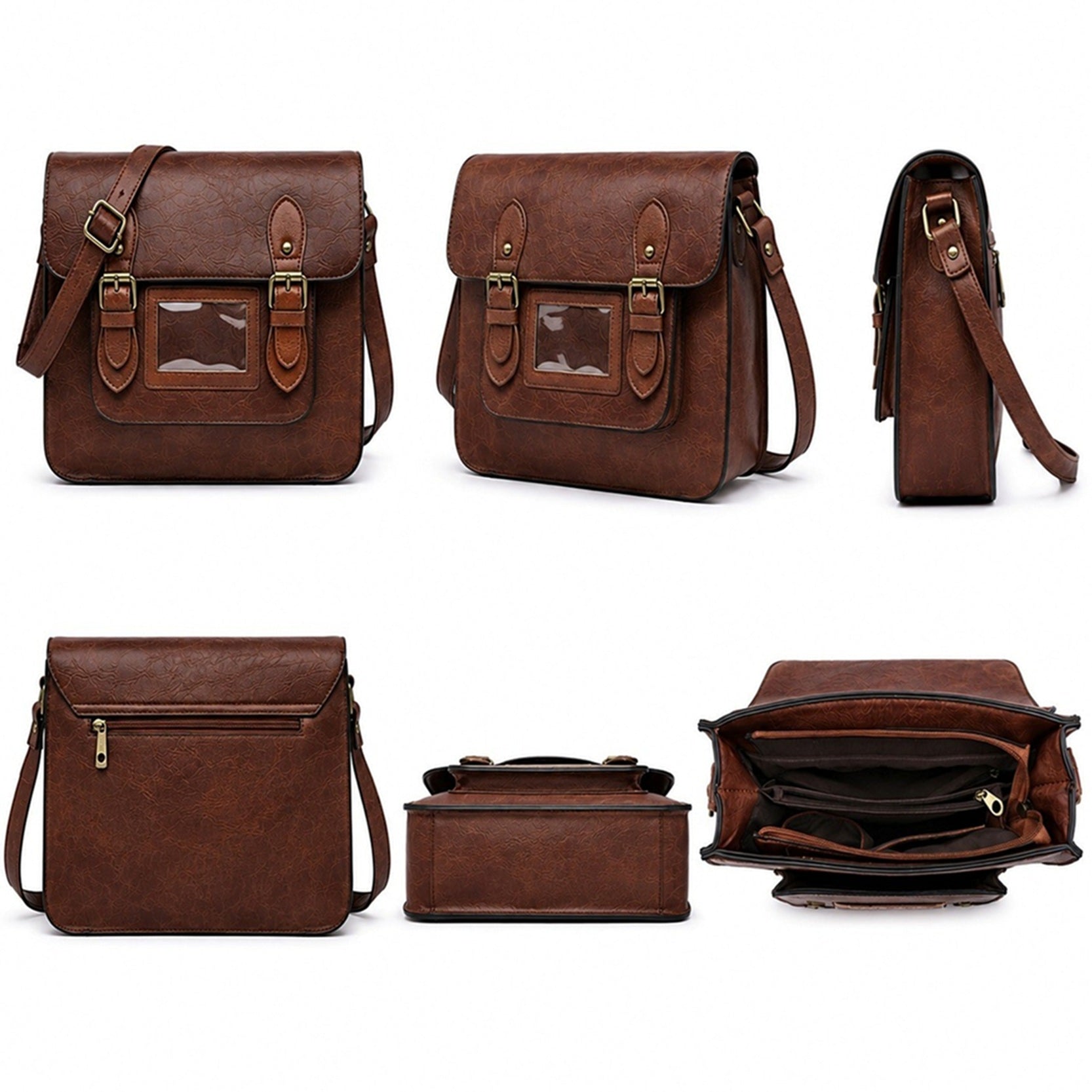 Women's Vintage Style Satchel Crossbody Bag