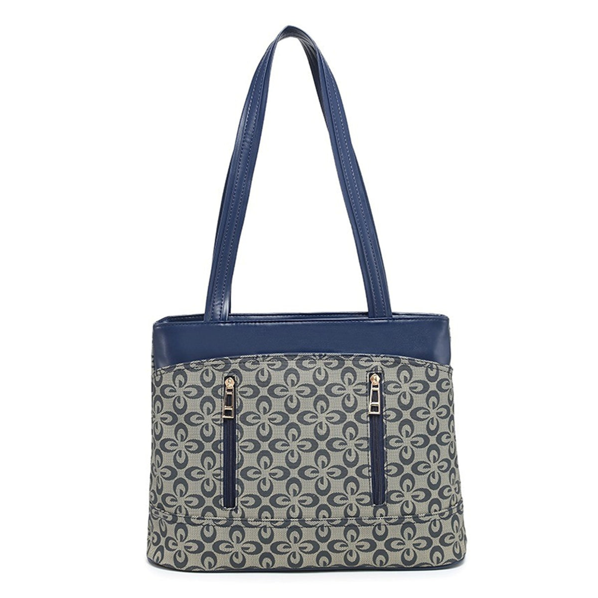 Women’s Patterned PU Leather Tote Shoulder Bag