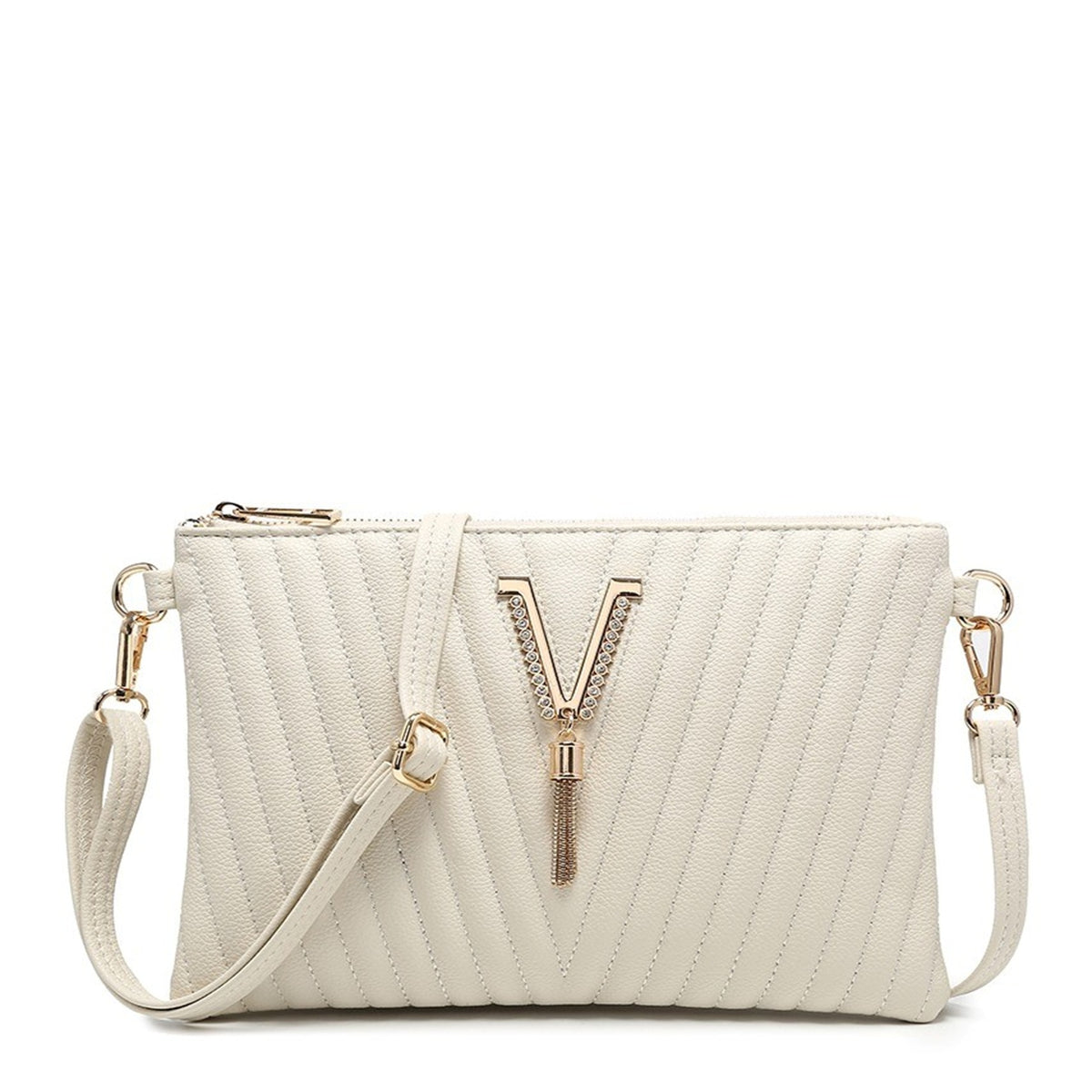 Women’s Quilted Zip Crossbody Bag