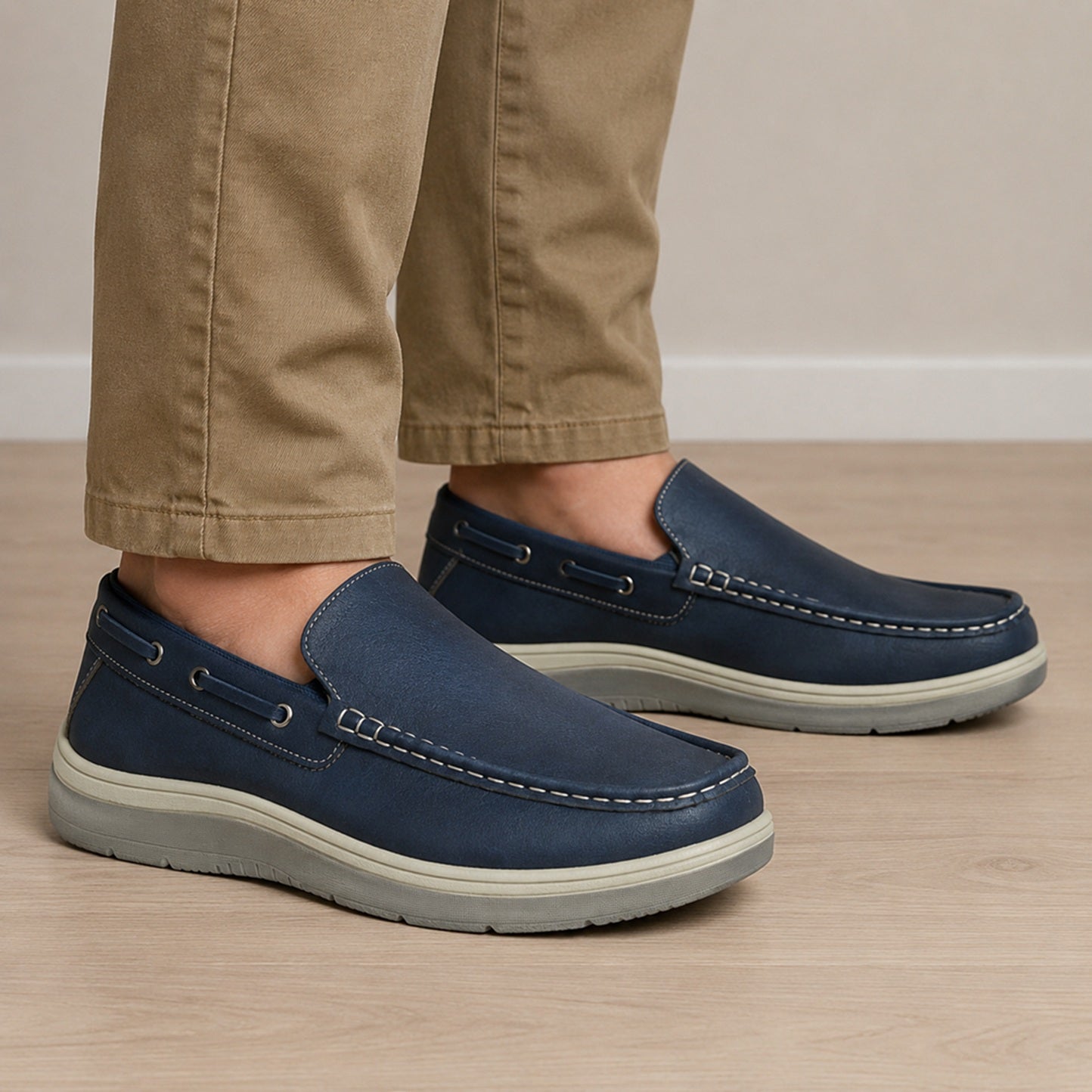 Men's Casual Slip-On Boat Loafers