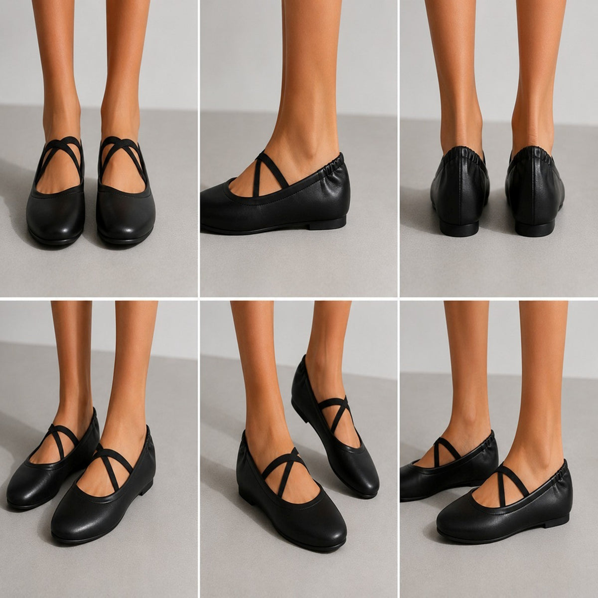 Cross Strap Mary Jane Wedge Pumps