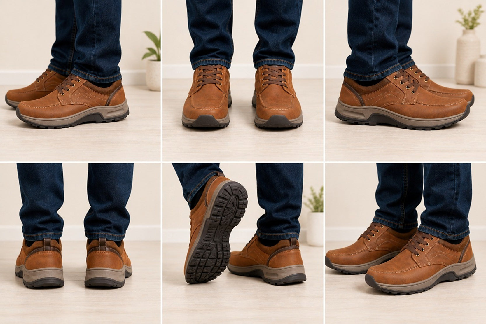 Men's Casual Lace-Up Comfort  Shoes