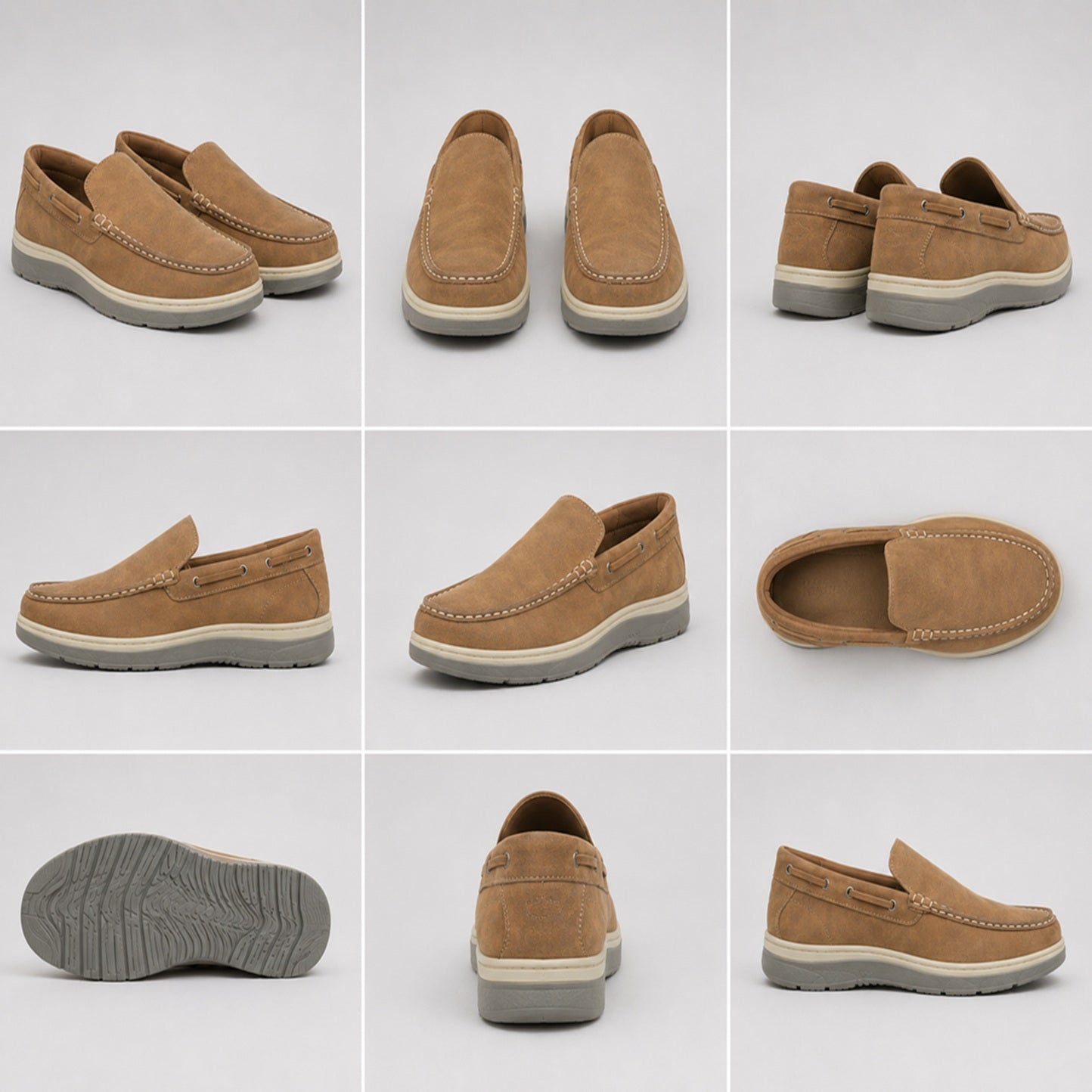 Men's Casual Slip-On Boat Loafers