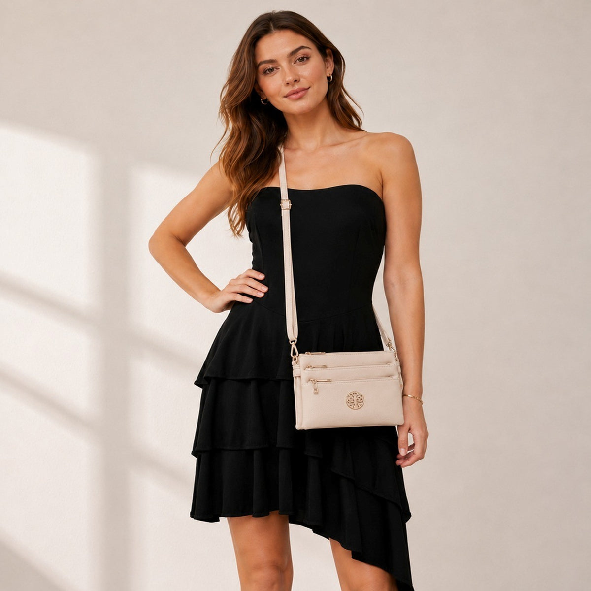 Women’s Multi-Zip Crossbody Bag