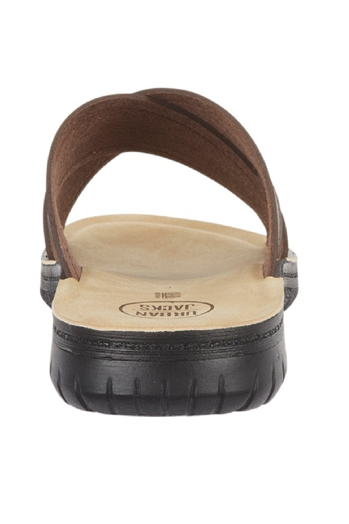 Men’s Aba-Style Leather Chappal – Comfortable Cross-Strap Sandals