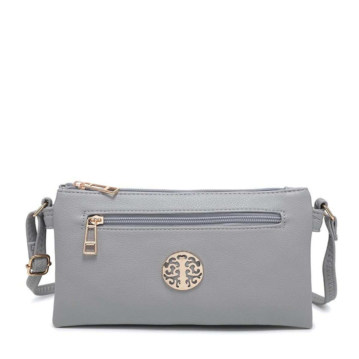 Women’s Textured PU Leather Crossbody Bag